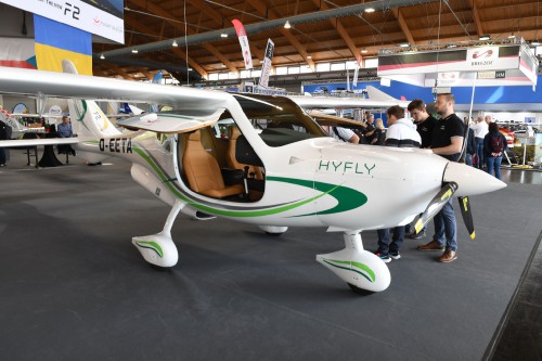 Flight Design F2e D-EETA, photographed at AERO Friedrichshafen 2022, in Friedrichshafen, Germany, on April 27, 2022. (VFS Photo by Kenneth I. Swartz, CC BY-SA 4.0)