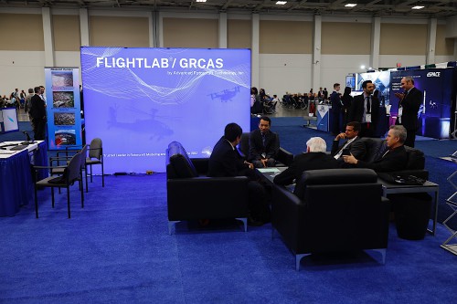 Advanced Rotorcraft Technology, Inc. in the Forum 81 Exhibit Hall. Forum 81 took place in Virginia Beach, Virginia, May 20–22, 2025. (Photo by Warren Liebmann CC BY-SA 4.0)